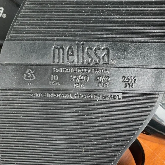 Melissa Women's Glossy Black Sandals - Picture 4 of 6